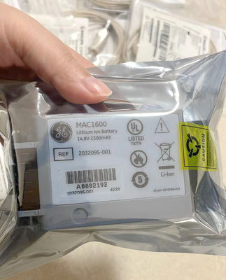 GE MAC1600 ECG マシン バッテリー 14.8V 2.3Ah 37Wh REF 2032095-001