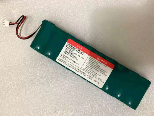 NIHON KOHDEN ECG-1250P,ECG-2110 電気心電図装置 オリジナル バッテリー グリーン アイテム番号 SB-901D または SB-901DC