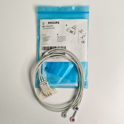 PHILIP オリジナル 3 リードセット スナップ AAMI REF 989803151991