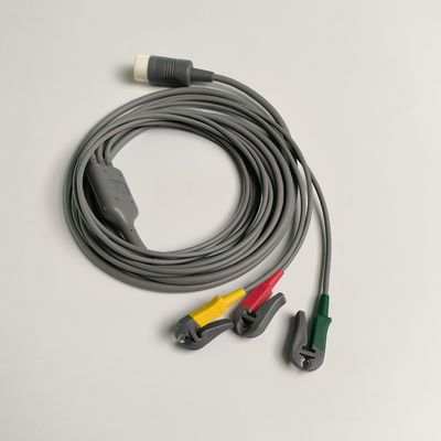 PHILIP オリジナル エフィシア コンビネッドケーブル/3-リードセット グラバー IEC. マシンエンド 丸 12ピン,REF: 989803160741