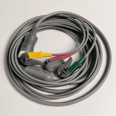 PHILIP オリジナル エフィシア コンビネッドケーブル/3-リードセット グラバー IEC. マシンエンド 丸 12ピン,REF: 989803160741