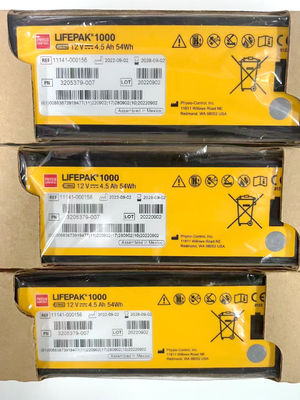 REF:1141-000156 医療機器用バッテリー メドトロニック LIFEPAK 1000 デフィブリレーター バッテリー 12V 4.5Ah 54Wh