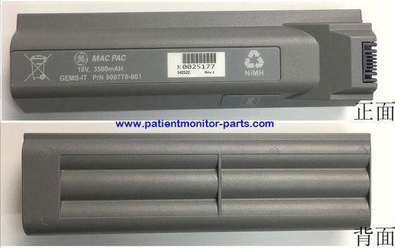 GE MAC3500 MAC5000 MAC5500 電気心電図装置 バッテリー PN 900770-001 18V,3500mAh
