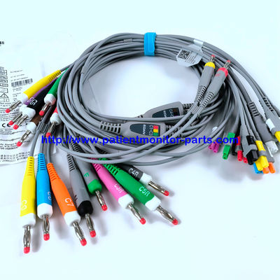 EDAN ECG CABLE 18-Lead 4MM バナナ IEC 再利用可能 REF EL16DIB181 IPN 01.57.471394