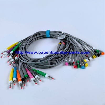 EDAN ECG CABLE 18-Lead 4MM バナナ IEC 再利用可能 REF EL16DIB181 IPN 01.57.471394