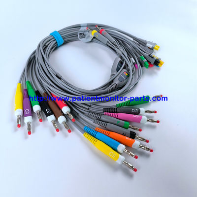 EDAN ECG CABLE 18-Lead 4MM バナナ IEC 再利用可能 REF EL16DIB181 IPN 01.57.471394