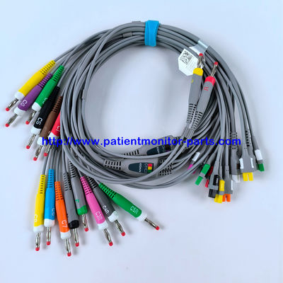 EDAN ECG CABLE 18-Lead 4MM バナナ IEC 再利用可能 REF EL16DIB181 IPN 01.57.471394