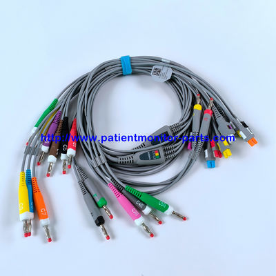 EDAN ECG CABLE 18-Lead 4MM バナナ IEC 再利用可能 REF EL16DIB181 IPN 01.57.471394