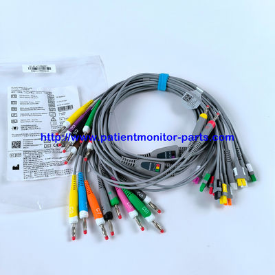 EDAN ECG CABLE 18-Lead 4MM バナナ IEC 再利用可能 REF EL16DIB181 IPN 01.57.471394