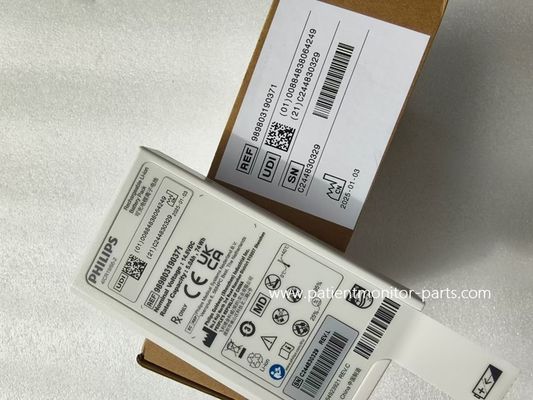 PHLIPS DFM100 リチャージ可能なリチウムイオン電池パック REF 989803190371 デフィブリレーター電池