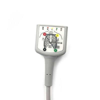 GE Ref:2106305-003 ECG トランクケーブル 3/5 リード IEC3.6m/12ft