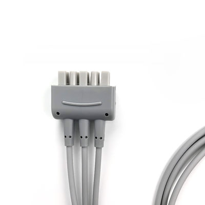 GE REF:2106385-003 ECGリードワイヤセット,3リード,スナップ,IEC,74CM/29IN