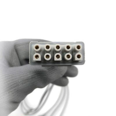 GE REF:2106385-003 ECGリードワイヤセット,3リード,スナップ,IEC,74CM/29IN