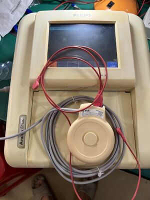 PHILIP FM20/FM30 胎児モニタ ECGケーブル REF:M2735A SN:DE43233388