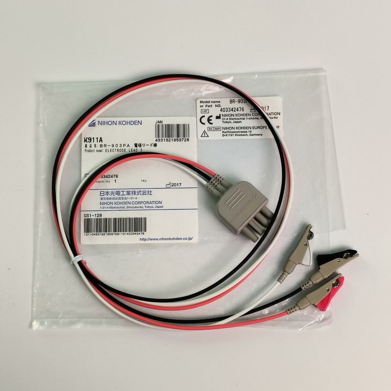BR-903PA 日本 光電モニター リードライン 3 ガイド N 標準 クリップ テレメトリ K911