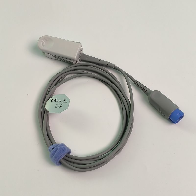 7針付き指クリップ 血液酸素探査器 血液酸素センサー 大人 2.5M 再利用可能 REF SH1