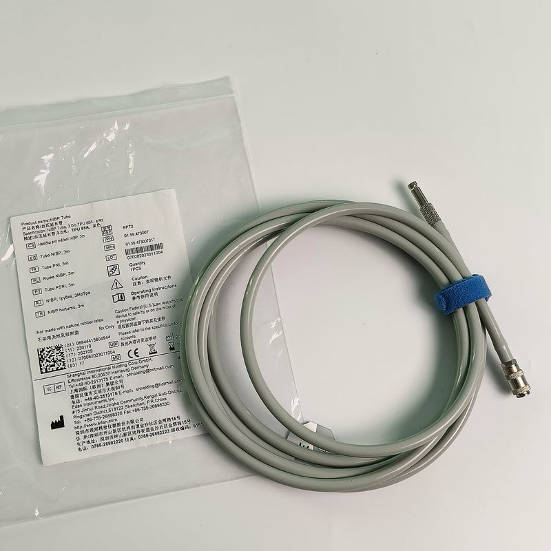 オリジナル ロングストレートヘッド血圧拡張チューブ 3メートル TPU 85A グレー REF BPT2 IPN 01.59.473007