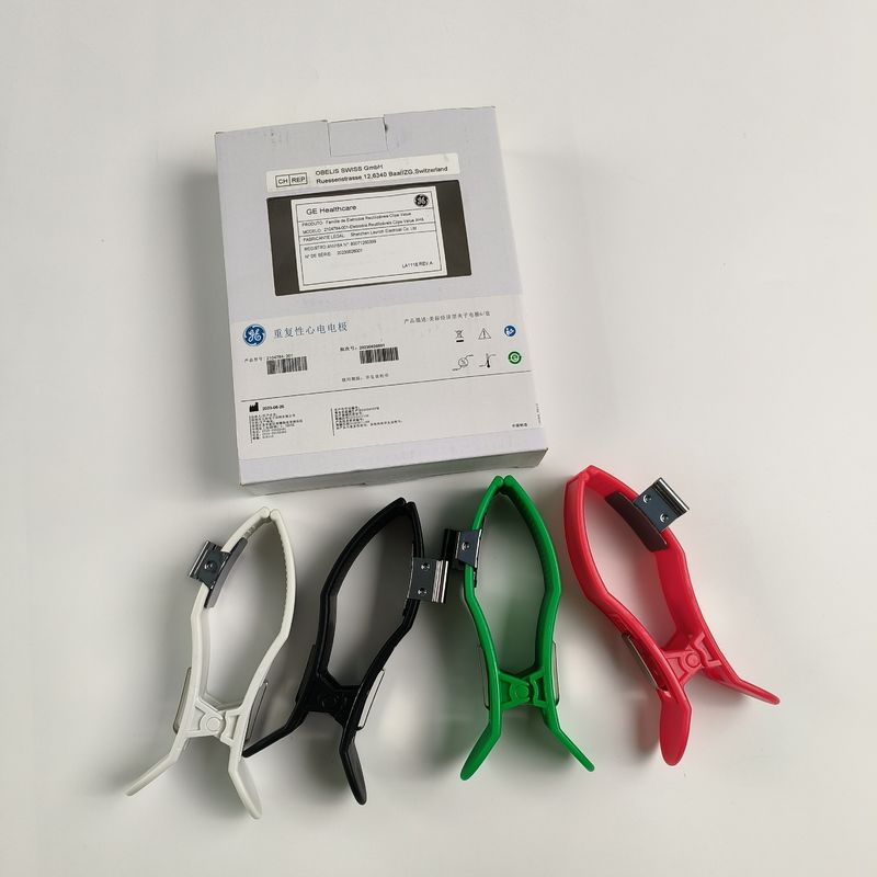 2104784-001-再利用可能なクリップ電極 バリュー AHA、繰り返し心電図電極、アメリカ標準エコノミークリップ電極 4