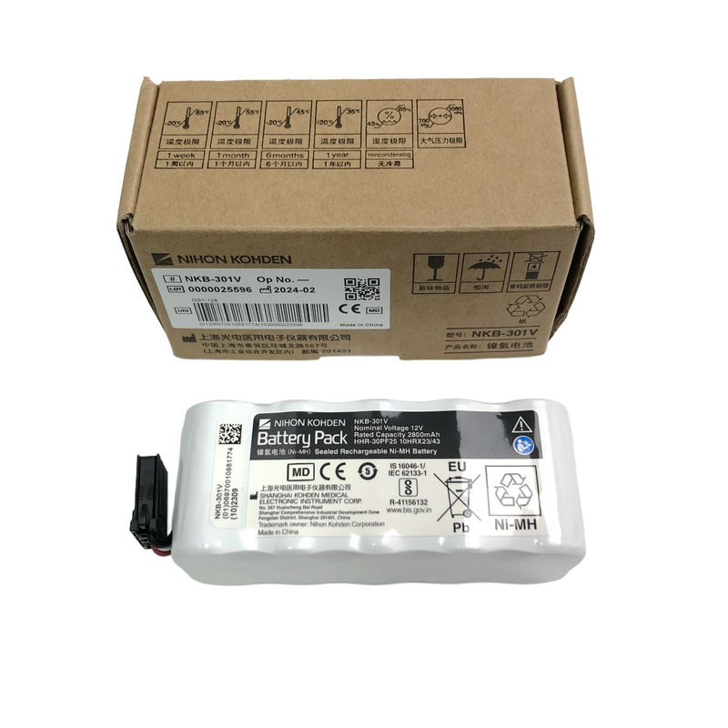 NIHONKOHDEN NKB-301V 密閉式 再充電可能な Ni-MH バッテリー 定数電圧 12v 定数容量 2800mAh